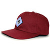 STUSSY DIAMOND S CHENILLE LOGO CAP BURGUNDY 131633画像