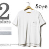 SCYE BASICS 40/1鹿の子 メランジ ポケットTシャツ 5117-21579画像