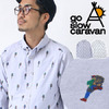 go slow caravan 総柄クライマー ボタンダウン シャツ 360407画像