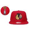 Mitchell & Ness CHICAGO BLACKHAWKS 60-61 STANLEY CUP SNAPBACK RED LVMNCBH071画像