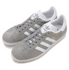 adidas Originals GAZELLE MID GREY / RUNNING WHITE / GOLD METALLIC BY2852画像