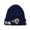 NEW ERA ST. LOUIS RAMS BASIC CUFFED KNIT BEANIE NAVY FFNELAR014画像