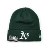 NEW ERA OAKLAND ATHLETICS CUFFED KNIT BEANIE FFNEOAS166画像