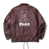 FUCT SSDD O.G.BEAR COACH JACKET (BURGUNDY) 48009画像