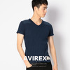 AVIREX RIB S/S COMMAND V-NECK T-SHIRT 6163458画像