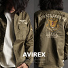 AVIREX "GREAT LAKES RE."EMBROIDERY MILITARY SHIRT 6175102画像