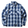 FUCT SSDD OMBRE CHECK SHIRT (BLUE) 48101画像