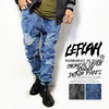 LEFLAH CHEMICAL JOGGER DENIM PANTS画像