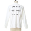 SATURDAYS SURF NYC Eastside Westside L/S T-Shirts M21729PT03画像