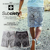 Subciety PAISLEY SWEAT SHORTS 102-02047画像