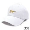 DOPE 24K SCRIPT LOW CAP WHITE画像