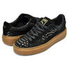 PUMA SUEDE PLATFORM EXOTIC SKIN WMNS bl-gld 363377-01画像