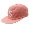 Supreme Washed Denim S Logo 6-Panel PINK画像