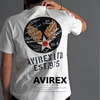 AVIREX S/S U.S.A.A.C APPLIQUE CREW NECK T-SHIRT 6173364画像
