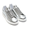 adidas Originals STAN SMITH BOOST W SILVER METALLIC / SILVER METALLIC / RUNNING WHITE BB0108画像