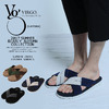 VIRGO SUPREME CROSS LEATHER SANDALS VG-GD-502画像