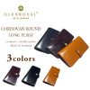 GLENROYAL CORDOVAN ROUND LONG PURSE cordovan &times; bridle leather画像