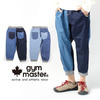gym master デニム リブ クロップド パンツ G743336画像