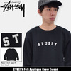STUSSY Felt Applique Crew Sweat 118228画像