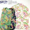 SUN SURF S/S RAYON ALOHA SHIRT "HANGING HELICONIA" SS37463画像
