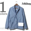 FRAIZZOLI シャンブレー ワークジャケット 700061-523/FZLM010887画像