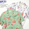 SUN SURF C/85 L/15 SLUBYARN S/S OPEN SHIRT "PARADISE ISLAND" SS37578画像