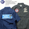 Buzz Rickson's HERRINGBONE TWILL STRIPE S/S CONTRACTOR SHIRT LOCKHEED SKUNK WORKS BR37569画像