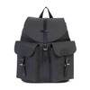 Herschel Supply DAWSON WOMENS BLACK/BLACK SMOOTH LEATHER 10301-01325-OS画像