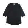 ATMOS LAB COOLMAX (R) RAGLAN 3/4 SLEEVE BLACK AL17S-TP02画像