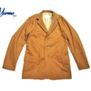Yarmo COTTON OFFICER JACKET tan画像