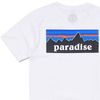 PARADIS3 Paradise Logo Tee WHITE画像