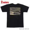 BLACK SCALE TIGER CAMO REBEL FLAG TEE BS17-GT08画像