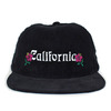 STUSSY CALIFORNIA CAP BLACK 131687画像