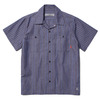 Bluco STANDARD WORK SHIRTS S/S (NVY&times;STP) OL-108-017画像