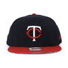 NEW ERA MINNESOTA TWINS 9FIFTY SNAPBACK CAP NAVY RED NEMST020画像