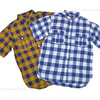Cushman ブロックチェック 半袖ワークシャツ 25492画像