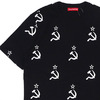 GOSHA RUBCHINSKIY Soviet Russia Symbol Print T-Shirt BLACK画像
