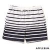 APPLEBUM Gradation Border Swim Pants WHITExNAVY画像