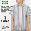 Sugar Cane Light COTTON/LINEN TOP BORDER S/S WORK SHIRT SC37623画像