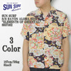 SUN SURF S/S RAYON ALOHA SHIRT "ELEMENTS OF ORIENTAL" SS37462画像