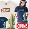 CHUMS Cactus And CHUMS Logo T-Shirt Women's CH11-1237画像