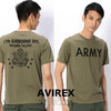 AVIREX T/C CREW NECK T-SHIRT ARMY 6173367画像