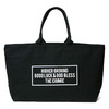 CRIMIE CANVAS 14oz BOX LOGO TOTE BAG (BLACK) C1G3-C1F3-BG01画像