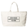 CRIMIE CANVAS 14oz BOX LOGO TOTE BAG (WHITE) C1G3-C1F3-BG01画像