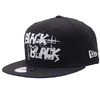 B Yohji Yamamoto × NEW ERA BLACK and BLACK 9FIFTY CAP BLACK画像