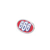 Supreme 666 Oval Pin SILVER画像