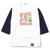 MINOS 3/4 M&Ns PUNCH BB TEE (WHITE&times;NAVY) MNQ3-TE16画像