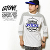 LEFLAH EMBLEM LOGO FOOTBALL TEE -WHITE-画像