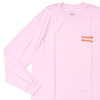 Know Wave Single Pop L/S Tee PINK画像