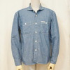 THE FLAT HEAD F-SCS-007L ワイドスプレッドシャンブレーシャツ画像